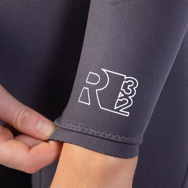 2025 Gul Womens Response 3/2mm Back Zip Wetsuit RE1319-C1 - Grey / Coral